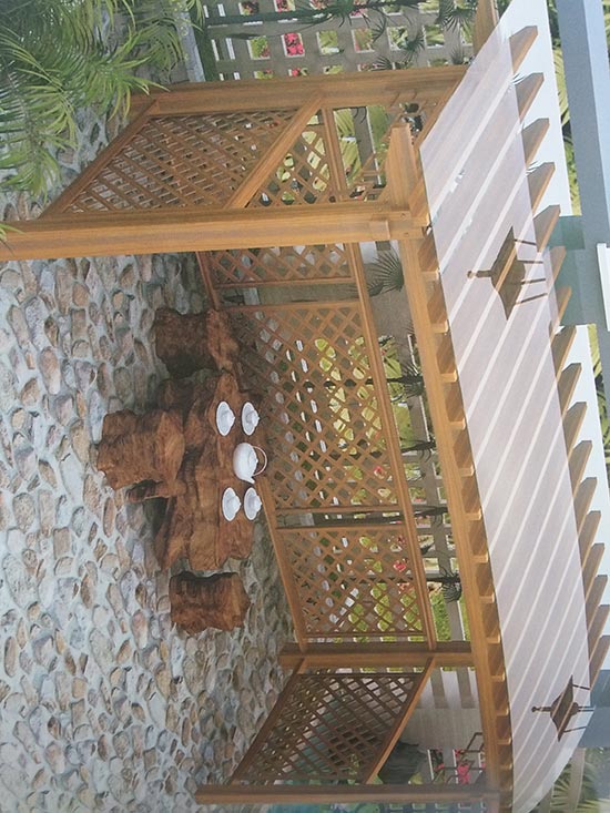 大朗凉亭花架雨棚生产